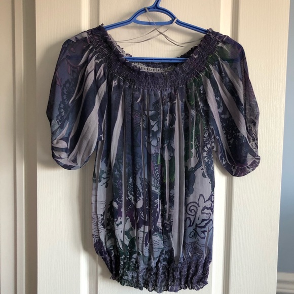 ✨3 for $40✨Vintage Guess short sleeve see-through - Picture 4 of 8